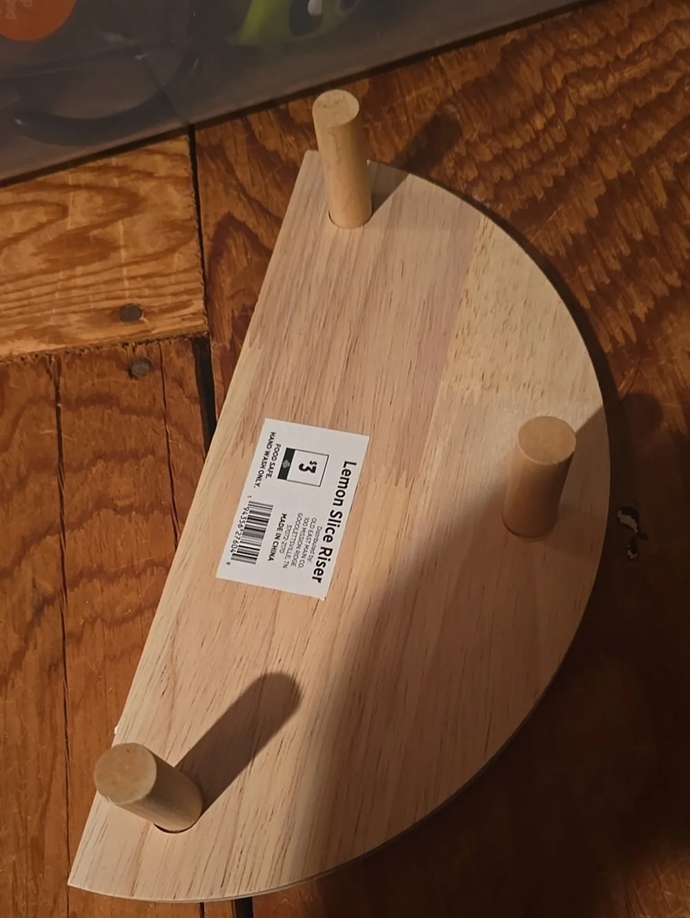 ❤️10/$13 Wooden Lemon Slice Decorative Shelf/Accent - Yellow